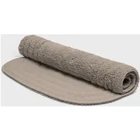 Yumeko Yumeko Ovale Badematte 60x90 cm aus Bio-Baumwolle, Warm taupe, – Produktbild 1 von 1