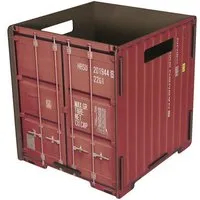 WERKHAUS WERKHAUS Container - Papierkorb, Rot, – Produktbild 1 von 1