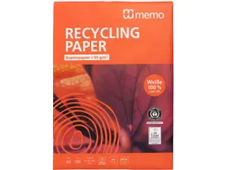 Memo 500 Blatt memo Multifunktionales Kopierpapier 'Recycling White' DIN A4, 80 g/m² – Produktbild 1 von 1