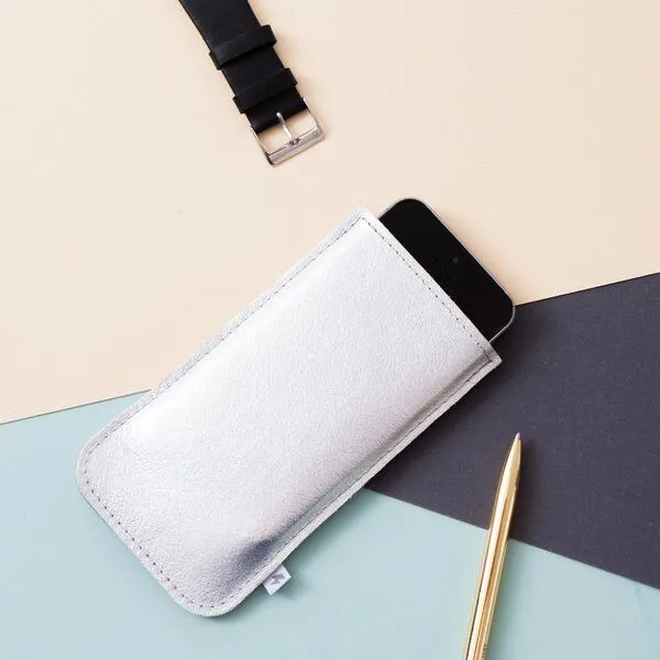 ELEKTROPULLI ELEKTROPULLI Handyhülle für dein iPhone 5, SE ohne Bumper/Case, Silber, – Produktbild 1 von 3
