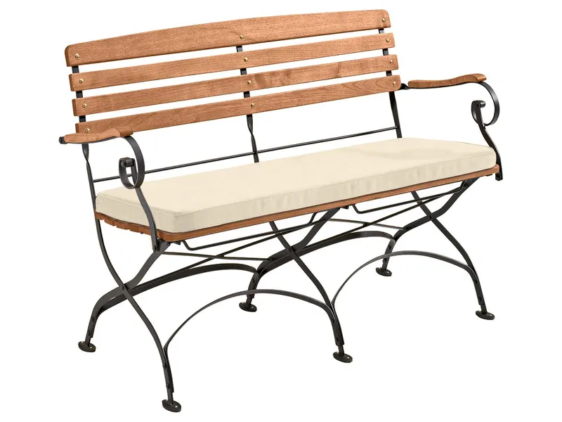 Rondo Auflage für Gartenbank 'Maja' 120 x 42,5 x 4,5 cm, Bezug aus Polyester, natur – Produktbild 1 von 1