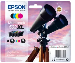 Epson Epson Tintenpatronen T02W64 XL schwarz, cyan, magenta, gelb, 4er-Set – Produktbild 1 von 1