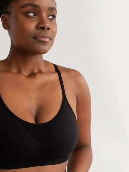 erlich textil erlich textil Lula bügelloses Bustier aus Polyamid, made in Europe, Schwarz, – Produktbild 2 von 5
