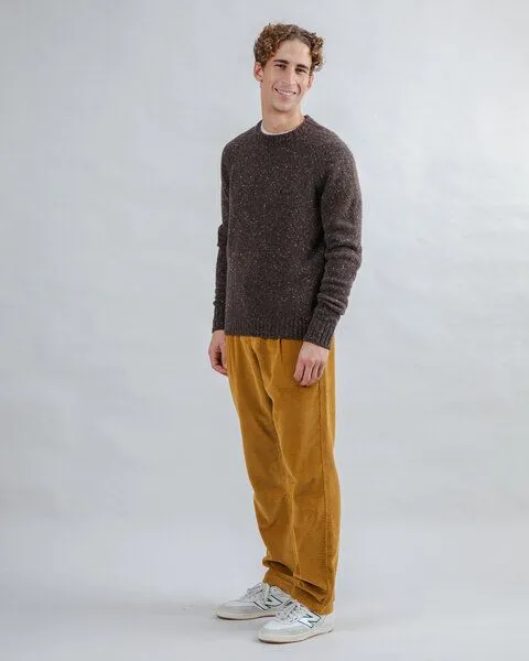 Brava Fabrics Brava Fabrics Strickpullover Raglan Wool Chocolate – Produktbild 3 von 4