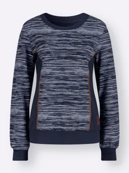 Witt Sweatshirt marine-ecru-bedruckt – Produktbild 1 von 1