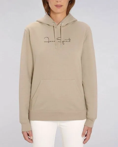 Human Family Human Family Bio Unisex Hoodie - "Charmer - Free Spirit" in verschiedenen Farben, Sand, – Produktbild 4 von 4
