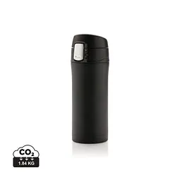XD Collection XD COLLECTION Easy-Lock Vakuum-Becher aus RCS recyceltem Stainless-Steel, schwarz – Produktbild 1 von 1