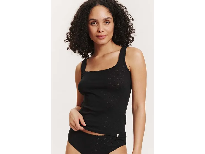 Tranquillo Tranquillo Ajour-Top Rosaa aus Biobaumwolle, Black, – Produktbild 3 von 6