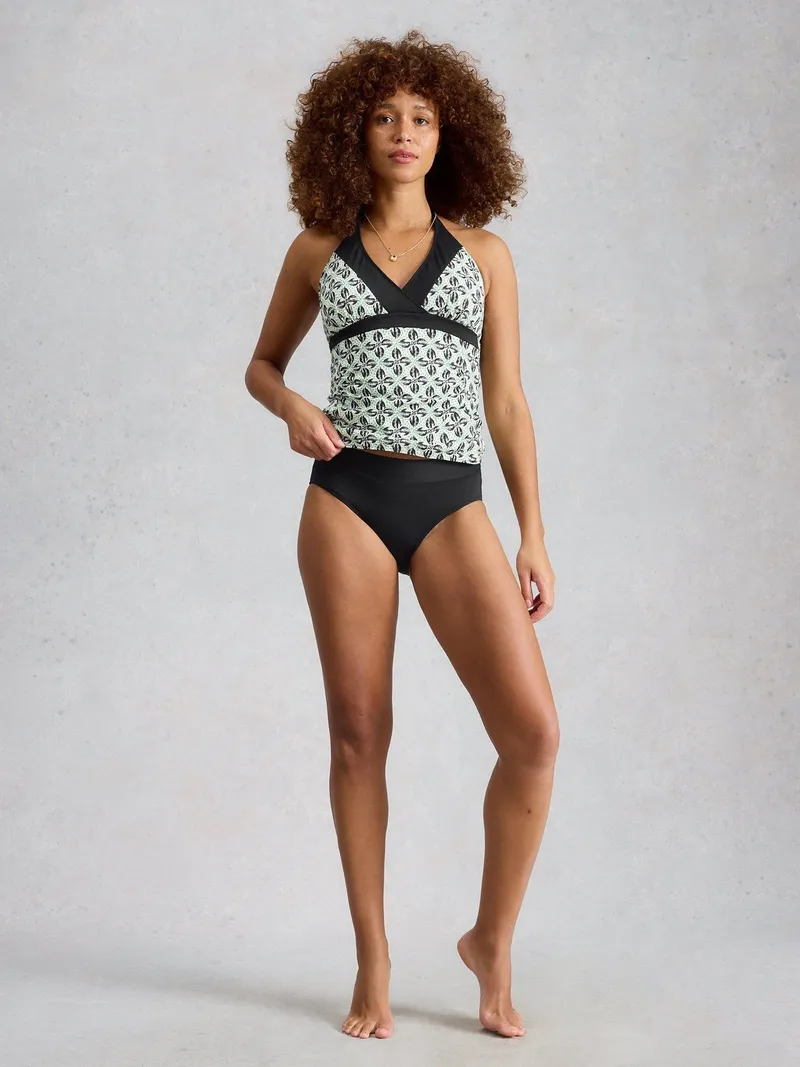 White Stuff Bikinihose Valley - 46, Reines schwarz, – Produktbild 2 von 4