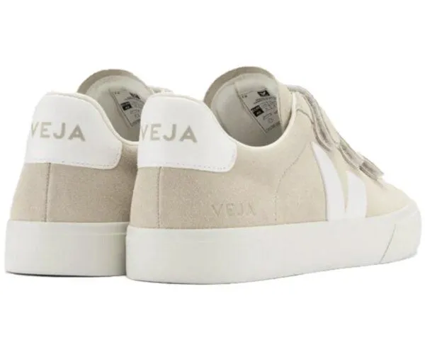 Veja Veja Damen Sneaker - Recife Logo Nubuck, Almond white (beige), – Produktbild 3 von 3