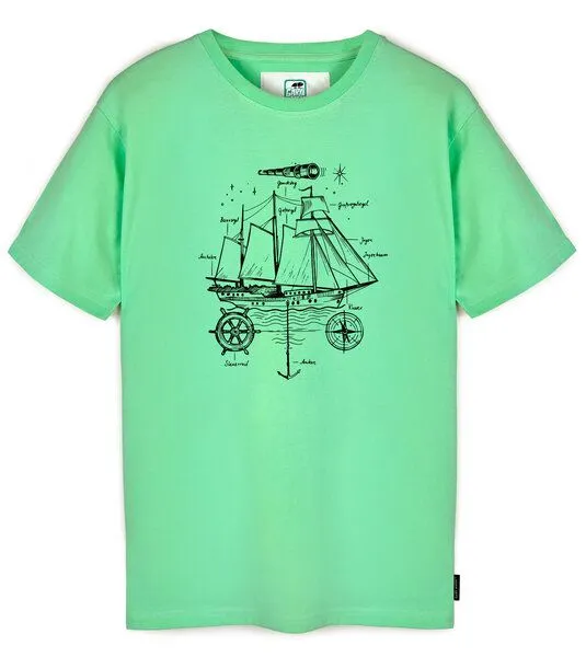Gary Mash GARY MASH T-Shirt Sailor aus Biobaumwolle, Mint (grün), – Produktbild 1 von 3