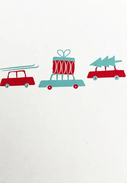 Salon Elfi Salon Elfi Weihnachtskarte Auto – Produktbild 3 von 3
