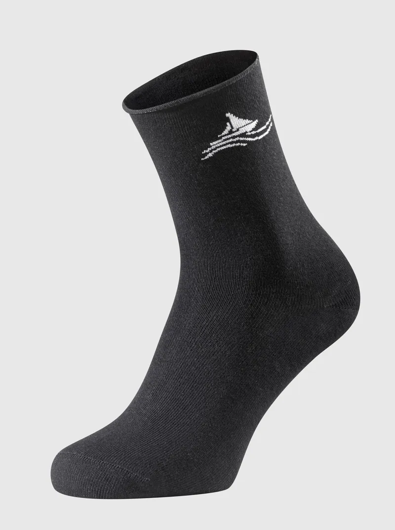 wäschepur Socken weiß + schwarz + steingrau, Weiß + schwarz + steingrau, – Produktbild 2 von 3