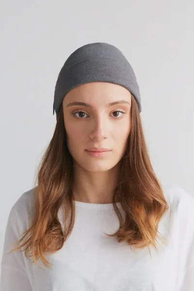 True North Unisex Beanie mit recyceltem Polyester True North T3000, Navy, – Produktbild 4 von 4