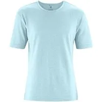 HempAge HempAge Herren T-Shirt Hanf/Biobaumwolle Casual Fit, Ice (blau), – Produktbild 1 von 2
