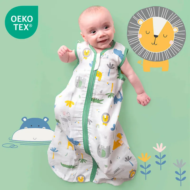 schlummersack schlummersack Schlafsack ohne Füßen 0.5 Tog, Gruen, – Produktbild 1 von 5