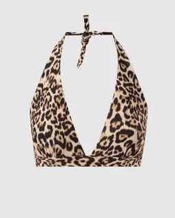 Understatement Understatement Damen vegan Neckholder Bikinioberteil Leopard – Produktbild 1 von 1