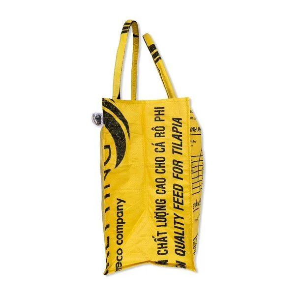 Beadbags Beadbags Einkaufstasche Ri94 recycelter Reissack, Gelb, – Produktbild 3 von 5