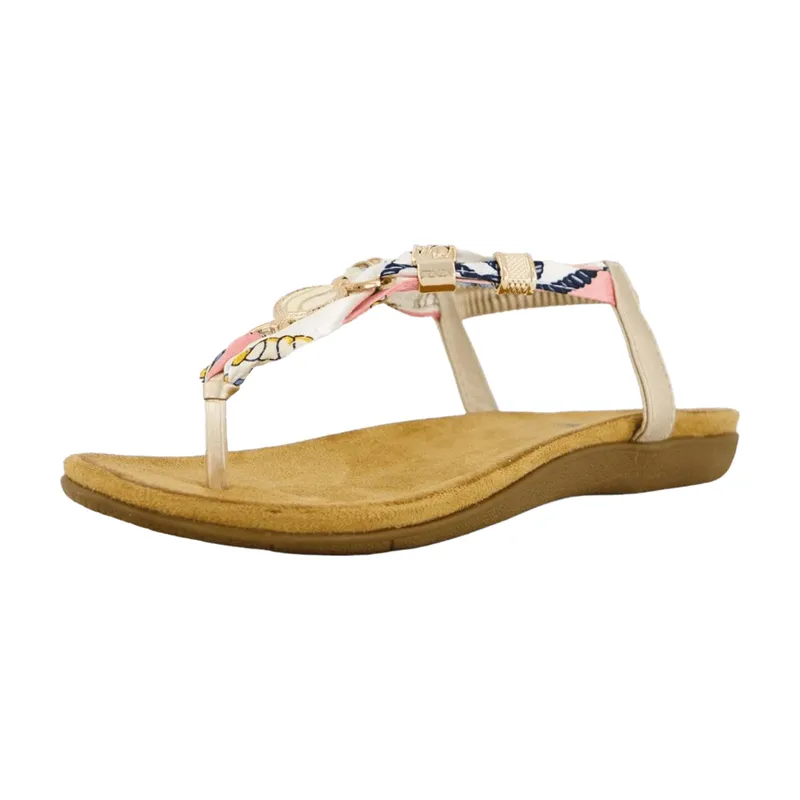 Cosmos Comfort Cosmos Comfort Damen Zehentrenner Sandalen, Multicolor, – Produktbild 1 von 4
