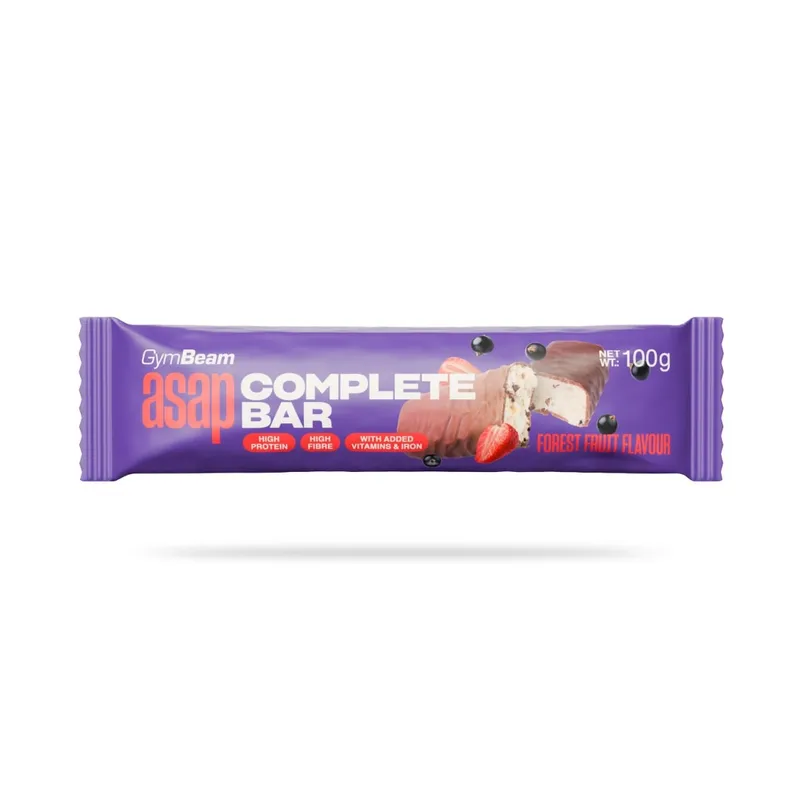 GymBeam ASAP GymBeam ASAP Complete Riegel 100 g Waldfrüchte – Produktbild 1 von 1