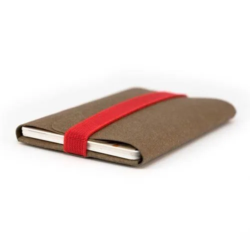 ANDERS & KOMISCH ANDERS & KOMISCH Veganes Kreditkartenetui - Cardholder mit Münzfach - TINY Braun, Rot, – Produktbild 3 von 4