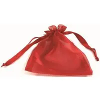 El Puente El Puente Geschenkbeutel | Fair Trade & Handmade aus Vietnam, Rot, – Produktbild 1 von 1