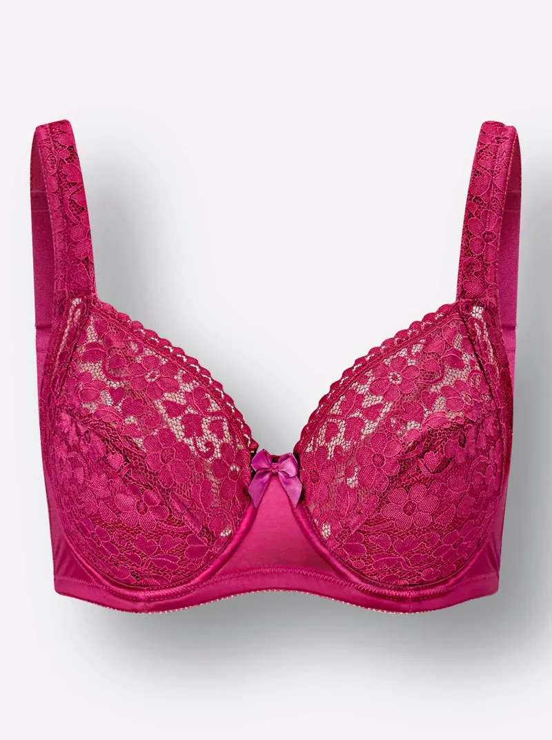 wäschepur Entlastungs-BH mit Bügel magenta, Magenta, – Produktbild 2 von 2
