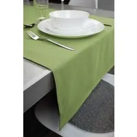jilda-tex jilda-tex Tischläufer Renforce 100% Bio-Baumwolle Uni 50x160cm – Produktbild 1 von 1