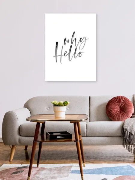 Photocircle Photocircle Poster / Leinwandbild - Why Hello No2 – Produktbild 2 von 4