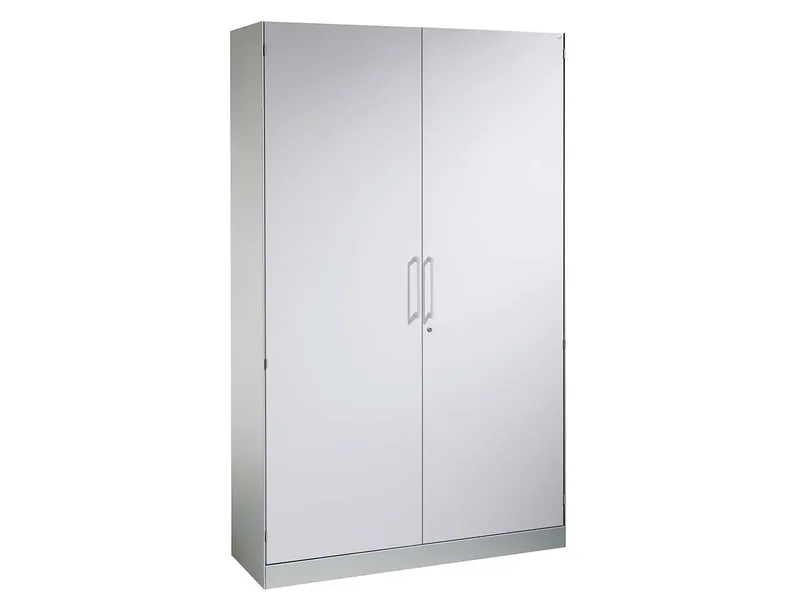 Flügeltürenschrank "Contact", Höhe 198 cm (BxT) 120 x 43,5, Silber, – Produktbild 1 von 1