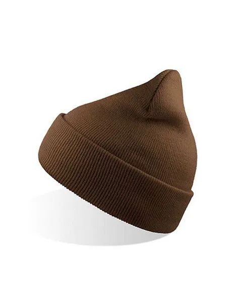 Atlantis Headwear Atlantis Headwear Atlantis Mütze mit Bund in 35 Farben erhältlich, Braun, – Produktbild 1 von 3