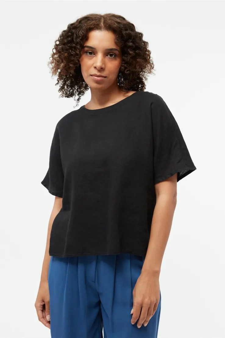 Givn Givn Damen vegan Bluse Pina Schwarz, Schwarz, – Produktbild 2 von 2