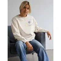 Kultgut Kultgut Artdesign - Pulloversweater Boxistyle / BE FREE & PROUD YOURSELF, Schwarz, – Produktbild 1 von 1