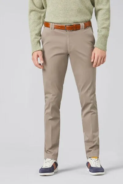 Meyer MEYER Fairtrade Baumwollchino, Braun (taupe), – Produktbild 1 von 4