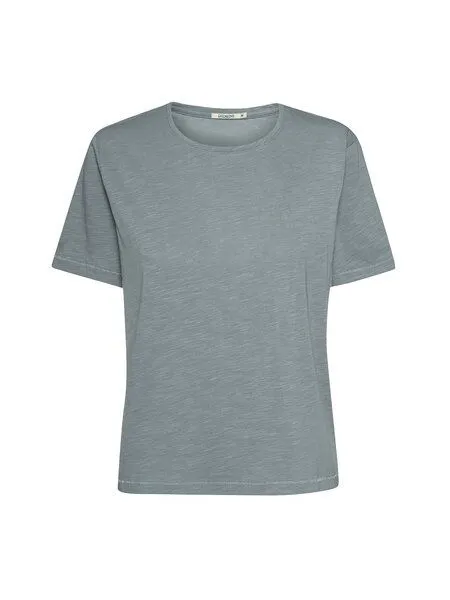 GreenBomb GREENBOMB Anti Social Nova - Kastiges T-Shirt aus Bio-Baumwolle / hochwertiger Print / GOTS / Fair & Vegan, Grau (fogstone), – Produktbild 4 von 4