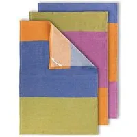 Tranquillo TRANQUILLO 3er-Set Geschirrtücher COLOURI, GOTS-zert. Bio-Baumwolle – Produktbild 1 von 1