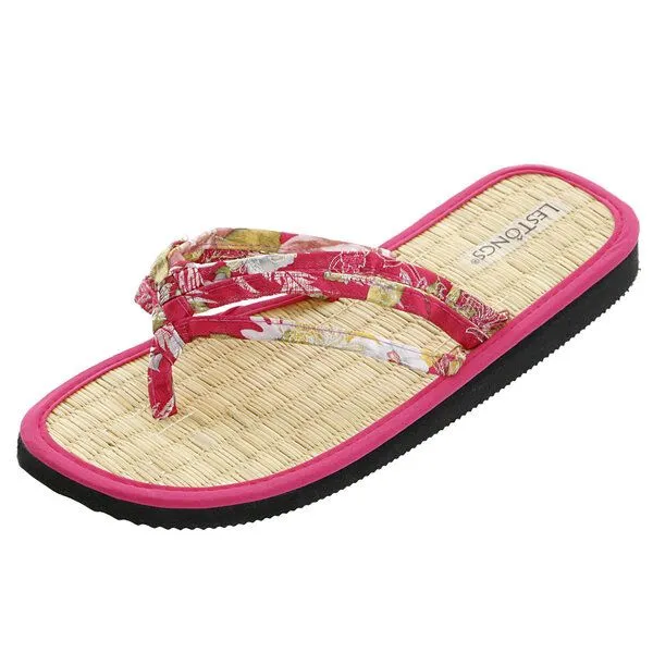 Les Tôngs Les Tôngs JUNCUS-D Hue Zimtlatschen vegane Flip-Flops mit Zimtsohle, Pink, – Produktbild 3 von 4