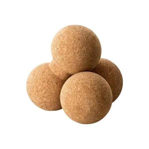 Kork-Deko Kork-Deko Duoball aus Kork - Massageball Peanut zur Faszienmassage 2x80 mm – Produktbild 2 von 6