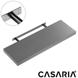 Casaria® Casaria Casaria Wandregal Schweberegal 70cm grau + Halterung – Produktbild 1 von 1