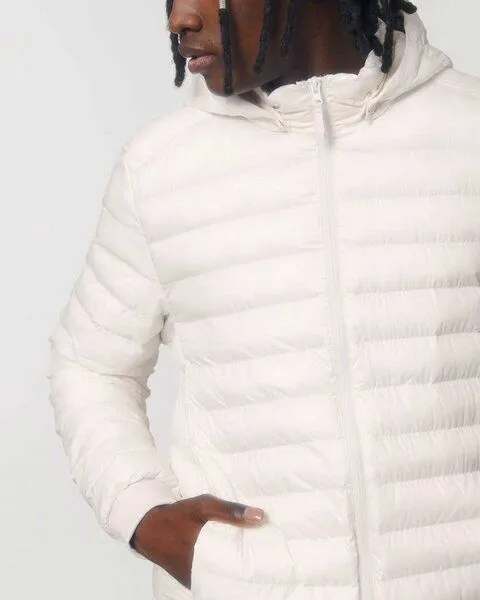YTWOO YTWOO Herren Steppjacke | komplett aus recycelten Materialen gefertigt, Weiß, – Produktbild 1 von 4