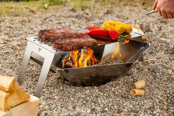Fennek Fennek Grill-SET Hexagon + Grillplatte – Produktbild 4 von 4