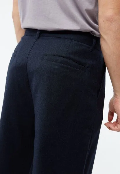 Givn Berlin Givn Berlin Hose GBLORENZ aus Wolle mit Bundfalten, Midnight blue, – Produktbild 4 von 4
