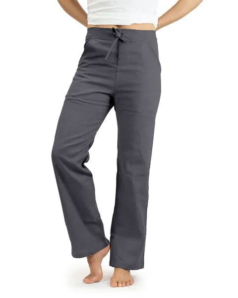 SCHAZAD Leinenhose Essential Slim von SCHAZAD, Anthrazit, – Produktbild 1 von 4