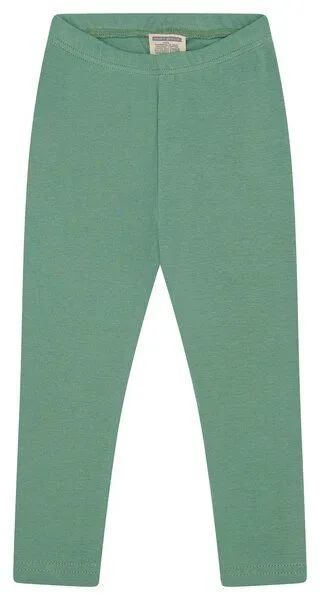 loud + proud loud + proud Babys & Kinder Legging uni, GOTS-zertifiziert, Bamboo(grün), – Produktbild 2 von 2