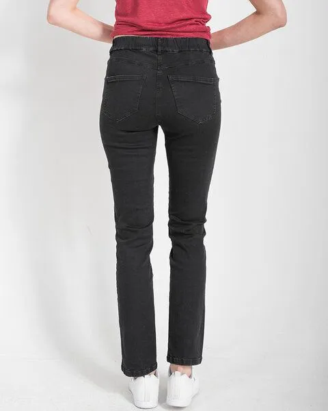 Alma & Lovis Alma & Lovis Schmale Damen Jeans aus Bio-Baumwolle | Slim Jeans, Grau, – Produktbild 3 von 4