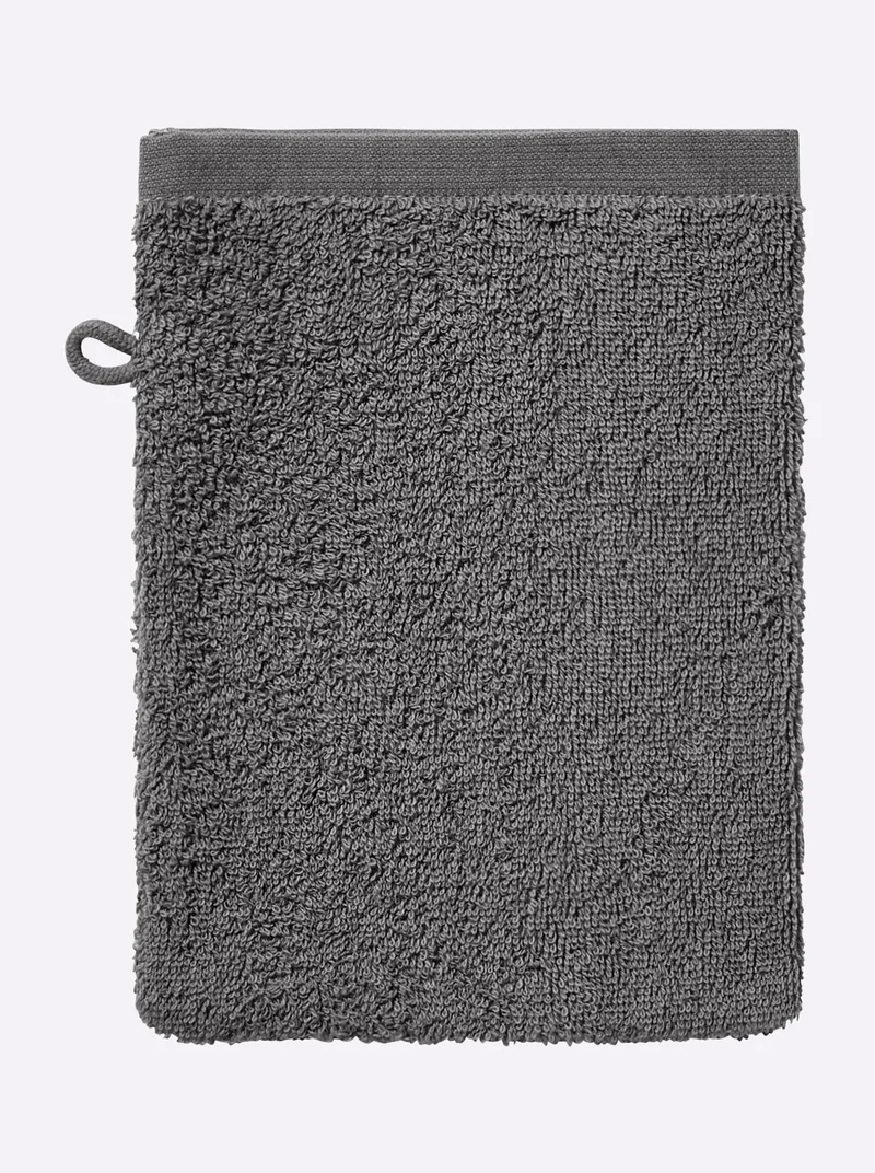 wäschepur Handtuch-Set anthrazit, Anthrazit, – Produktbild 1 von 2
