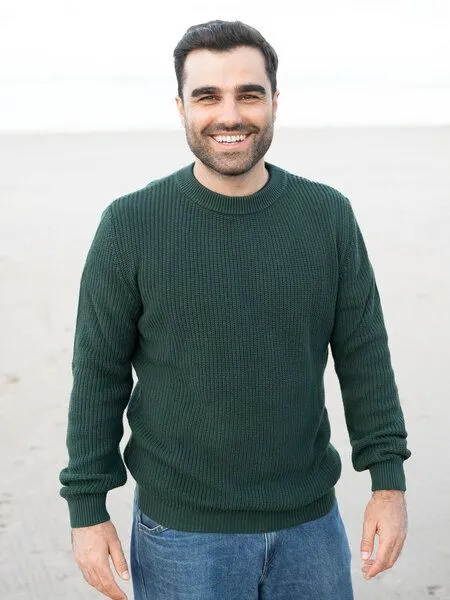 FUXBAU FUXBAU 4Seasons Männer Strickpullover, Waldgrün, – Produktbild 2 von 4