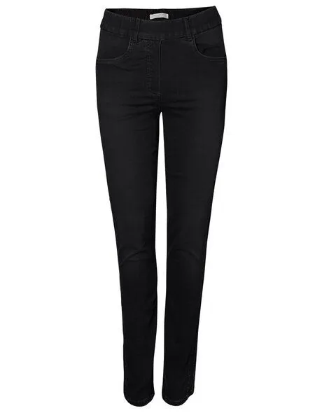 Alma & Lovis Alma & Lovis Schmale Damen Jeans aus Bio-Baumwolle | Slim Jeans, Schwarz, – Produktbild 1 von 1
