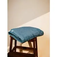 Pamukia Premium-Frottee-Badetuch 70 × 140 cm aus GOTS-zertifizierter Bio-Baumwolle – Essence | Pamukia, Blau, – Produktbild 1 von 1
