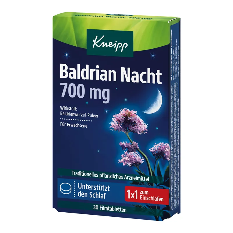 Kneipp Kneipp Baldrian Nacht 700 mg Filmtabletten – Produktbild 1 von 4